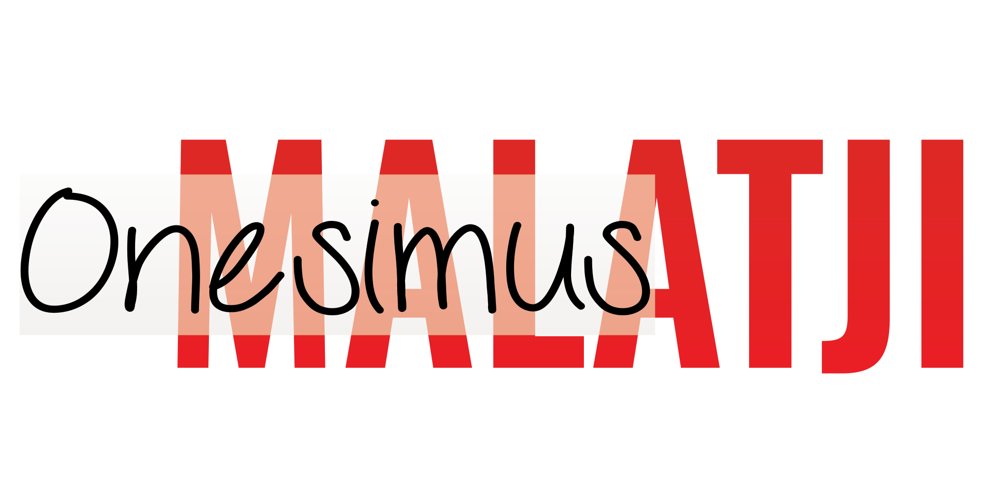 Onesimus Malatji signature brand mark